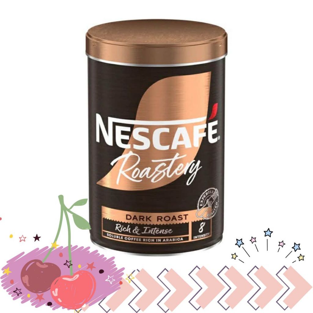 พร้อมส่งจากไทย Nescafe Roastery Dark Roast Instant Coffee เนสกาแฟ โรสเตอรี่ ดาร์คโรส คั่วเข้ม 95g. น