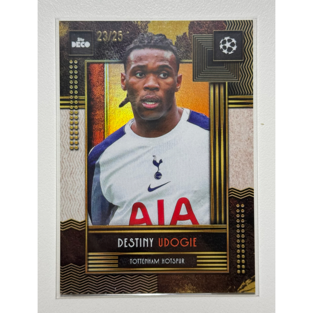 Destiny Udogie Topps Deco number 23/25