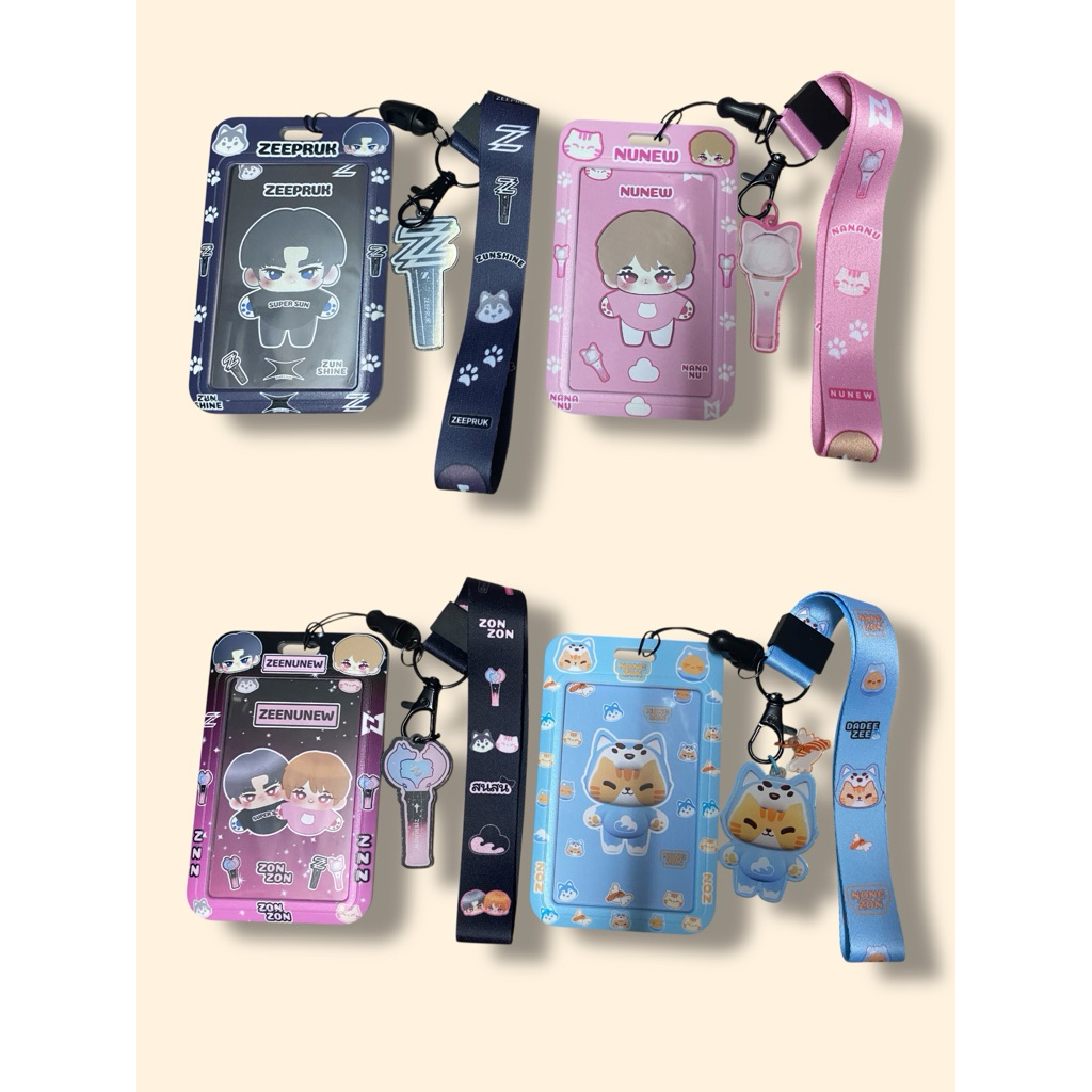 เฟรมการ์ด+สายคล้องมือ ซีนุนิว zeenunew lanyard+frame card