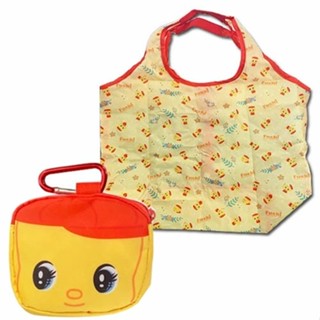 กระเป๋าชอปปิง ถุงผ้ารักษ์โลก Eco Bag พับเก็บได้ พร้อมพวงกุญแ…