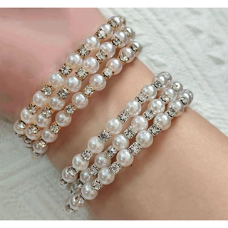 กำไลมุก สร้อยข้อมือมุก (พร้อมส่ง)