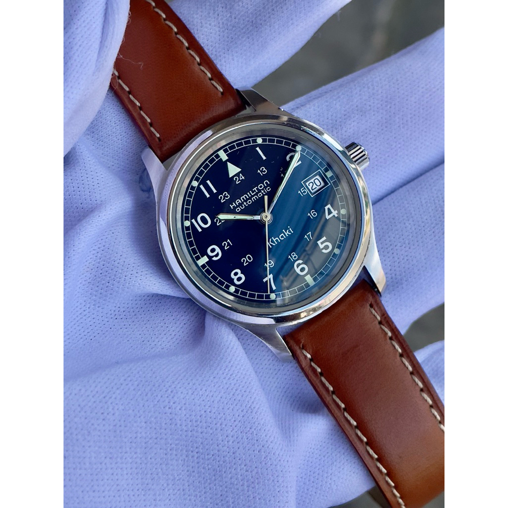 Hamilton Automatic Khaki 35 mm นาฬิกามือสอง แท้100%