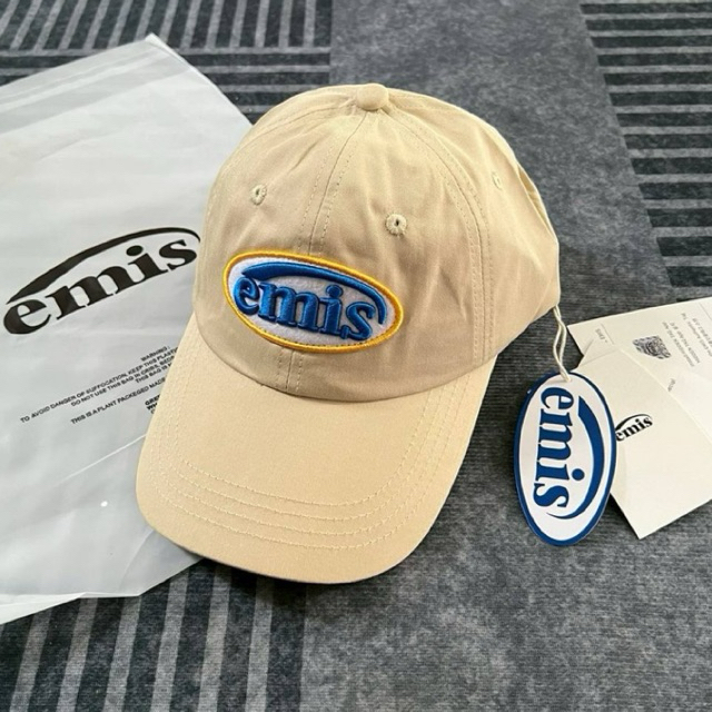 [No1🍊Caps Em!s 🛒]สไตล์Sport มีรูปEm!s งาน1:1 ใส่ได้ผู้ชายและผู้หญิง หมวกเบสบอล