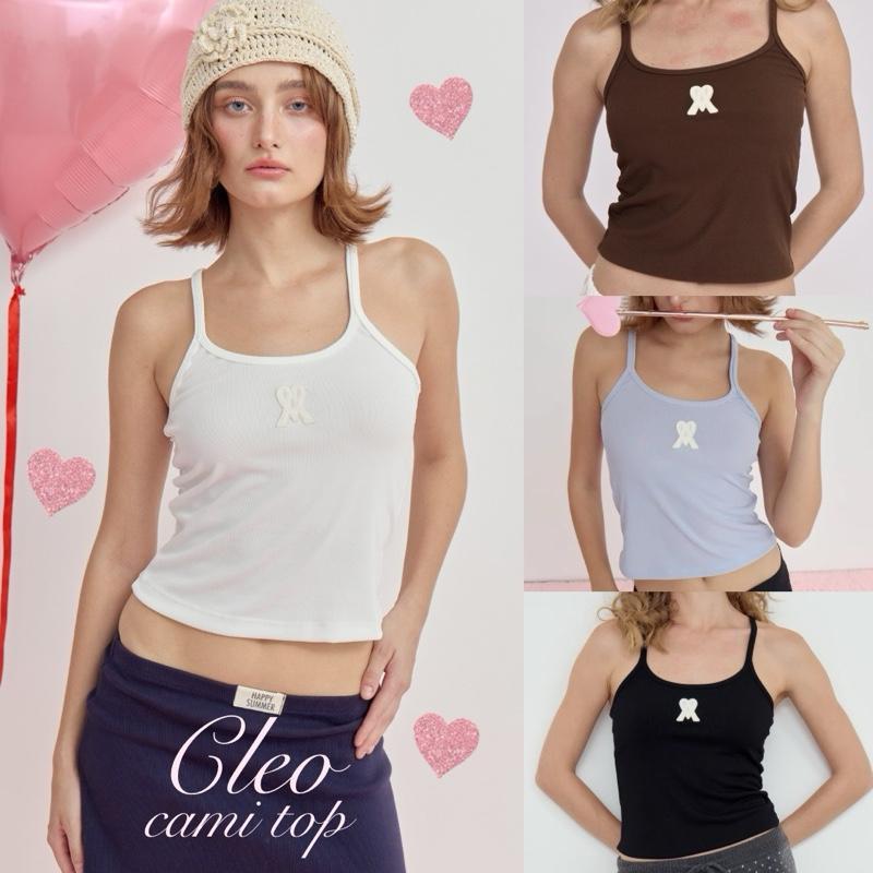 (4สี 4ไซส์) CLEO CAMI TOP เสื้อกล้าม รุ่น T116 - Mesave