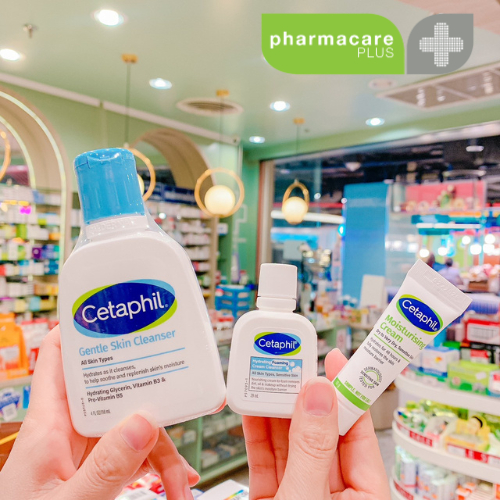 Cetaphil Gentle Skin Cleanser 118 ml. ฟรี hydrating foaming 29 ml.+moisturising cream 10 g.