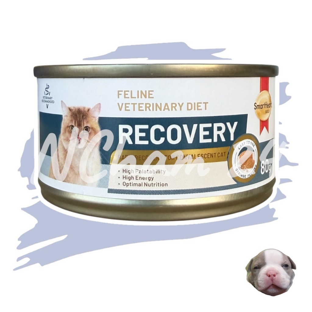 โปรดอ่านก่อนสั่ง Smartheart Gold Recovery 80 g เเมว อาหารเปียก สัตว์ป่วย พักฟื้น หลังผ่าตัด