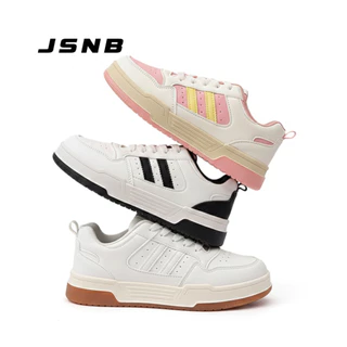 JSNB สินค้าใหม่! รองเท้าผ้าใบผู้หญิง เสริมส้น หัวมะม่วง พร้อมส่งฟรี รองเท้าผ้าใบลำลอง พื้นหนานุ่ม สูง 3 cm. [LNDM07]