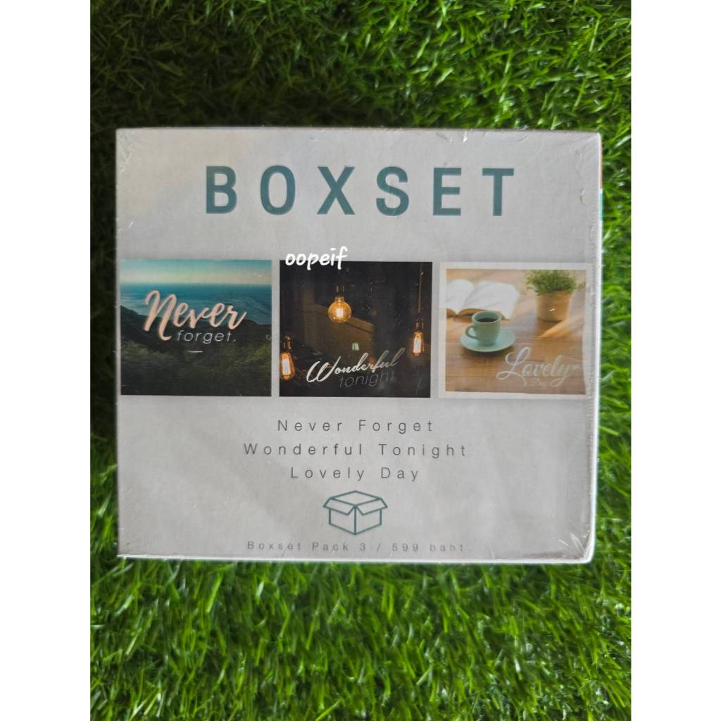 Cd เพลงบรรเลง Never Forget/Wonderful Tonight/Lovely Day (Boxset)