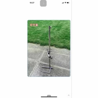 ที่วางคัน+เสียบถาดผสมเหยื่อยาว80cm ที่วางคันที่เสียบถาดเหยื่อ