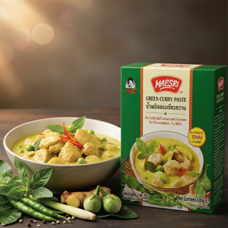 น้ำพริกแกงเขียวหวาน 100 กรัม ตราแม่ศรี