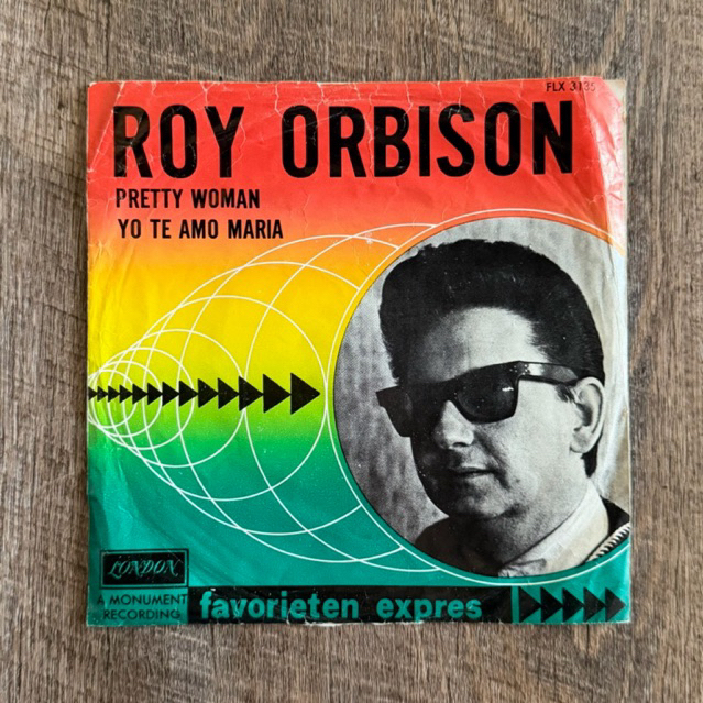 แผ่นเสียง Roy Orbison - Oh,pretty woman vinyl lp 7”(VG)
