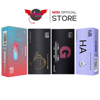 SLM ซีรี่ย์ 2 รวมถุงยางอนามัย บาง ปุ่ม ร้อนเย็น ไซส์ 52±2 มม