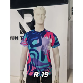 เสื้อวิ่งคอกลมแขนสั้นเนื้อผ้าRabbit25 รหัสสินค้า R19