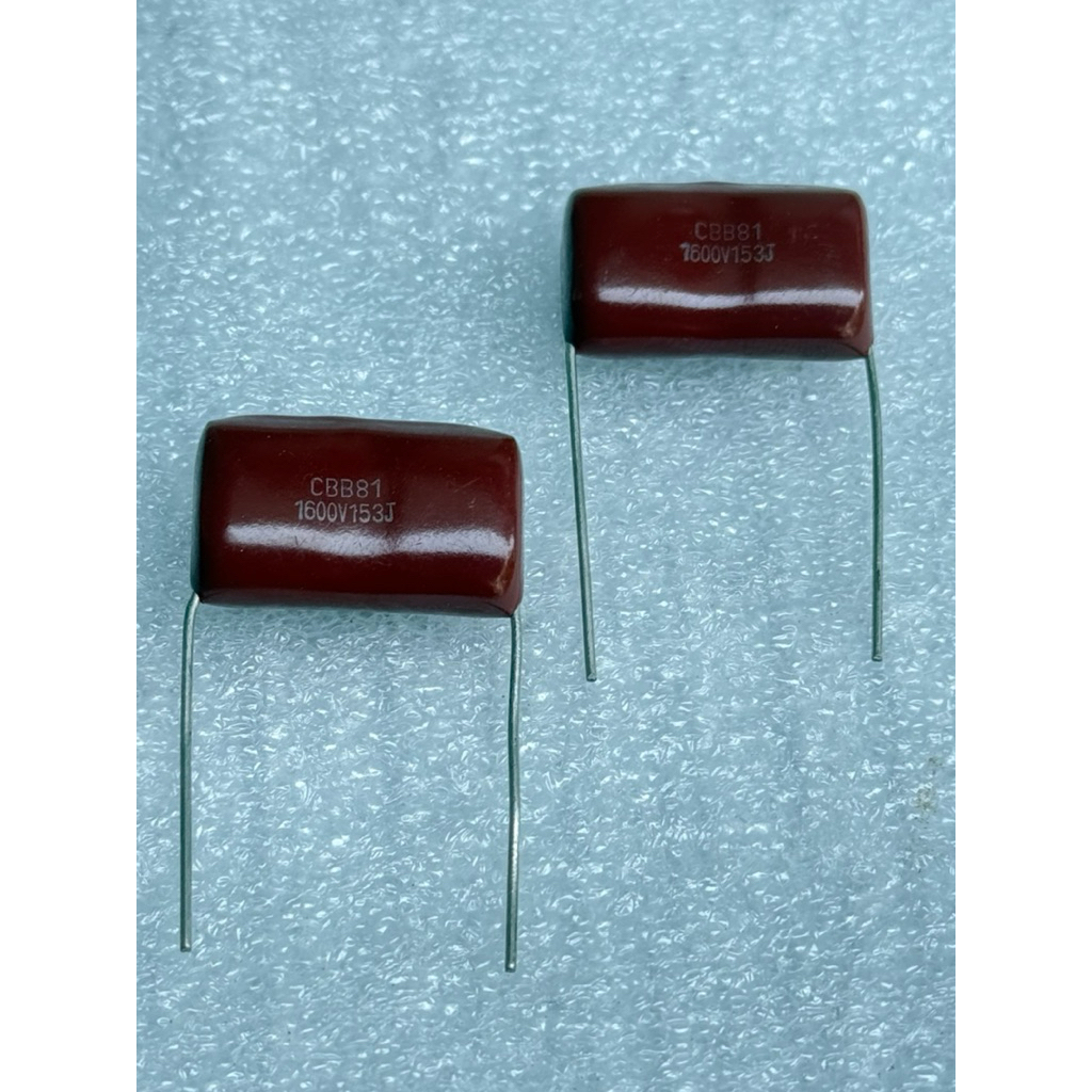 (แพ็ค10ตัว) C 0.015UF 1600V 153J 15NF Cไมล่าญี่ปุ่น คาปาซิเตอร์ Capacitor 1600V153J 0.015UF1600V 0.0
