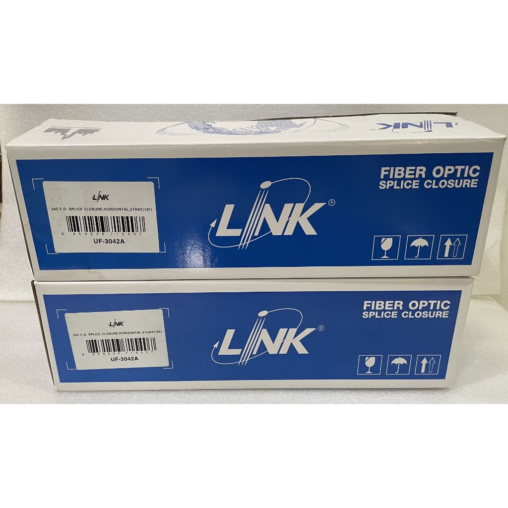 LINK UF-3042A 24 Core FOSC (Fiber Optic Splice Closure), Horizontal Type with 2 Tray (12F)