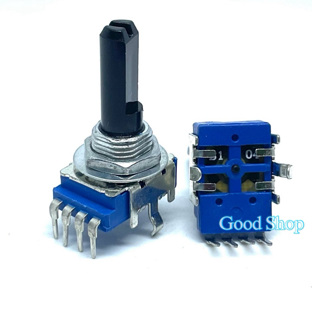 VR วอลลุ่มมิกซ์ 4ขา  แกนยาว 17 มิล มี 10KB, 20KB, 50KB, 100KB