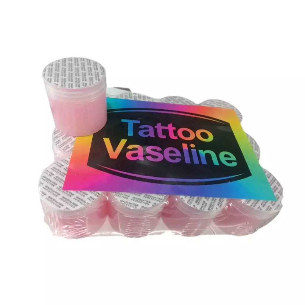 วาสลีนเนื้อชมพู ทาระหว่างสัก (tattoo) ขนาด 75 กรัม