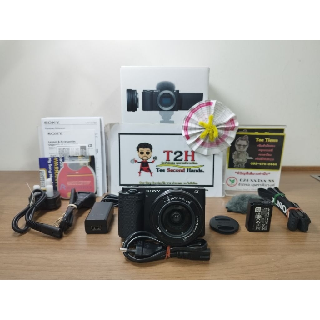 กล้อง Sony ZeV10 สีดำ พร้อมเลนส์ kit 16-50mm สภาพนางงาม ชัตเตอร์น้อยมากๆๆ 10x-(หลักร้อย ได้ใช้บ้างมั