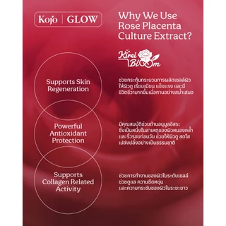 Kojo Glow Plant based Protein โคโจ โกลว์ โปรตีนจากพีชสูตร ผิว ผม เล็บ แบบกล่อง 1 กล่อง 5 ซอง