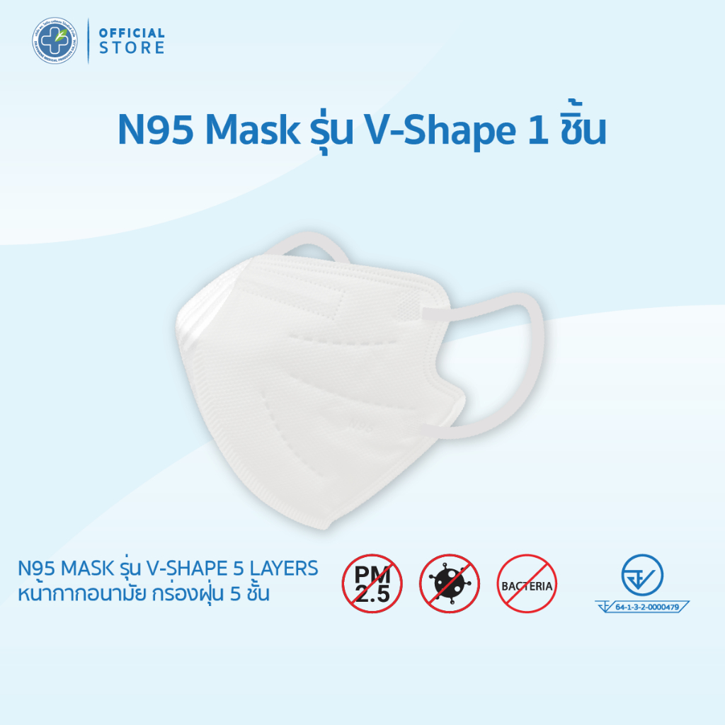 [Official] Dr. Hygiene N95 Mask หน้ากากอนามัยกรองฝุ่น N95 5ชั้น รุ่น V-Shape และ Carbon 10ชิ้น