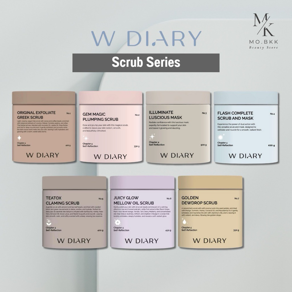 W Diary Luxurious Scrub Series No.1-7