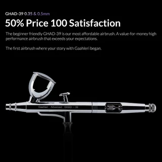 แอร์บรัช Gaahleri GHAD-39 Advanced Dual-Action 0.35+0.5mm แถมหัวฉีด 2 ขนาด เกรดพรีเมียม โมเดล กันพลา Airbrush