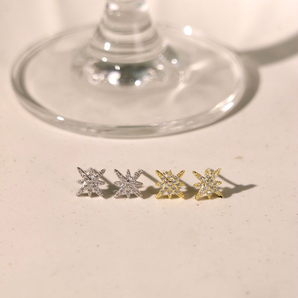 Socrush.bkk | NORTH GEM earrings | SE-089 | ต่างหูดาว ดาวเหนือ