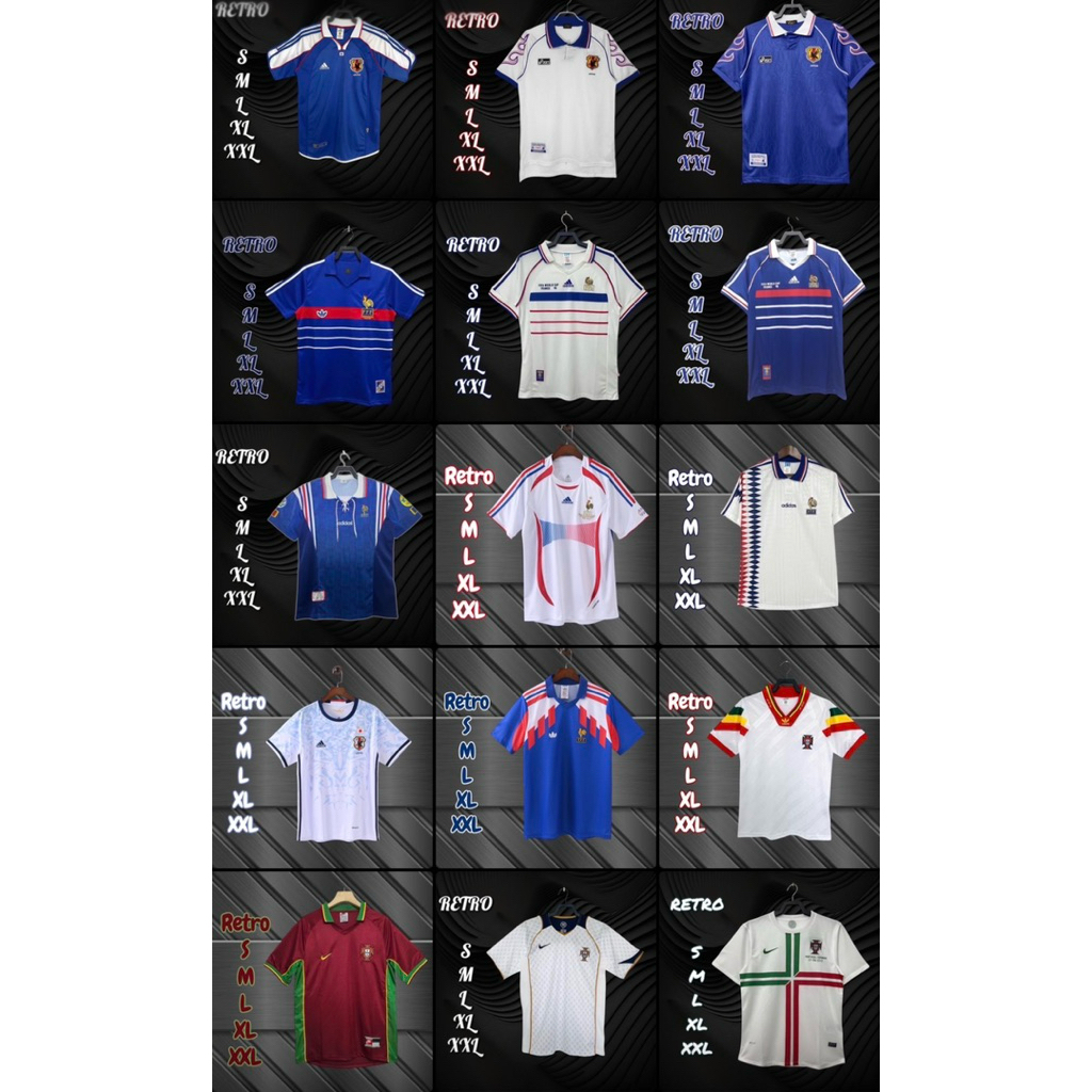 Retroเสื้อกีฬาฟุตบอลรุ่นย้อนยุคลายฤดูกาลผ้าดีใส่สบาย