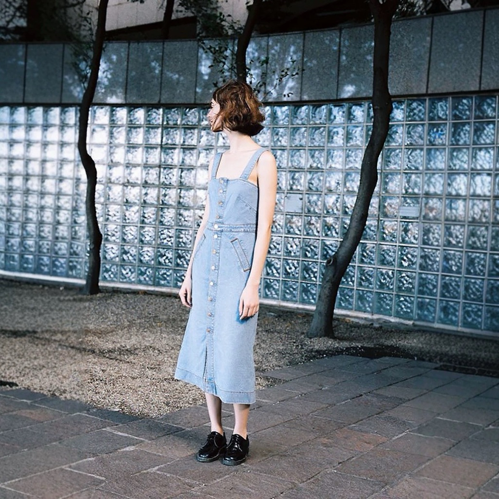 เดรสเดนิมยาว Country Road size 12 มือหนึ่ง