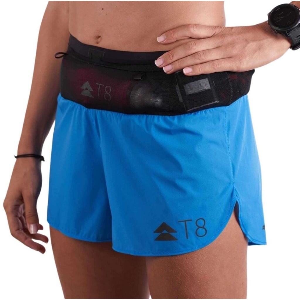 ราคาถูกสุดๆ กางเกงวิ่ง T8 Run Women's Sherpa Short V2 ใส่ของได้รอบเอว