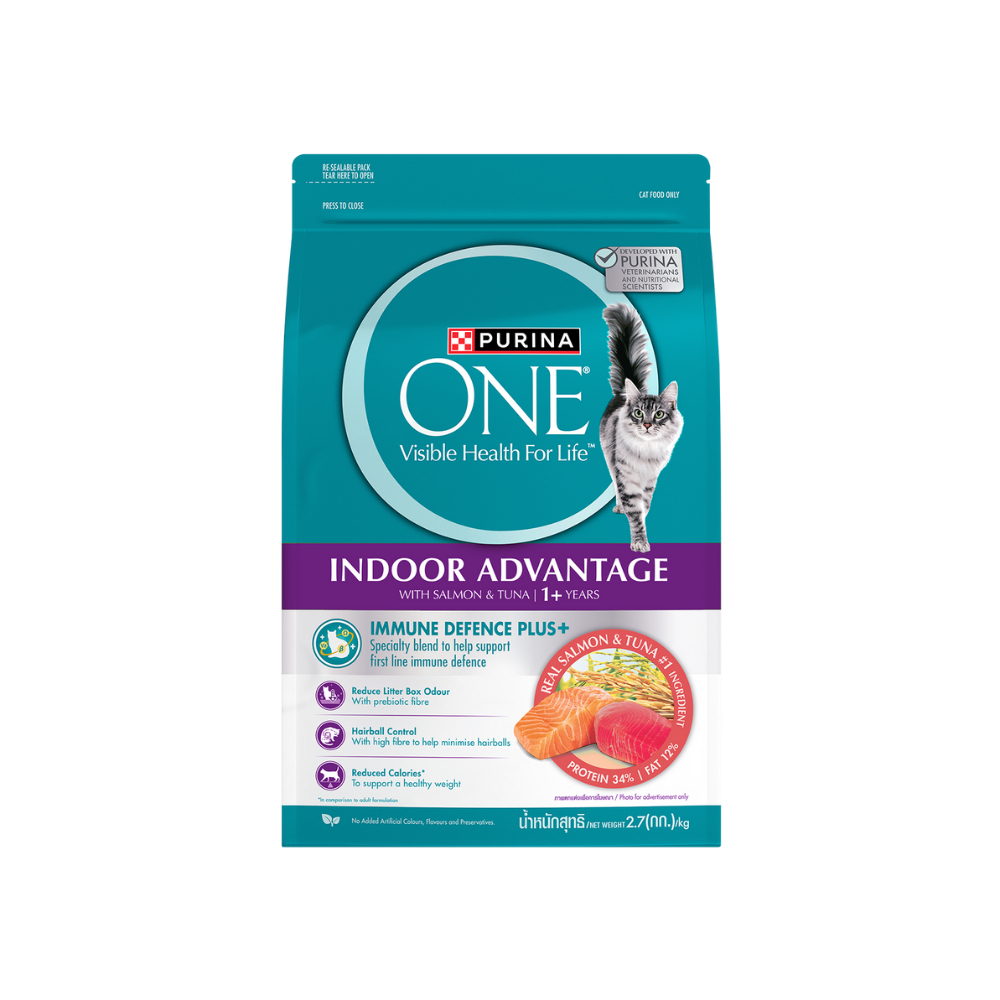 Purina One  สูตรใหม่ อาหารแมวเพียวริน่าวัน ขนาด 2.7 กก.