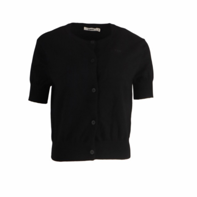 AIMERWOMEN-เสื้อยืดแขนสั้น-สีดำD023-215