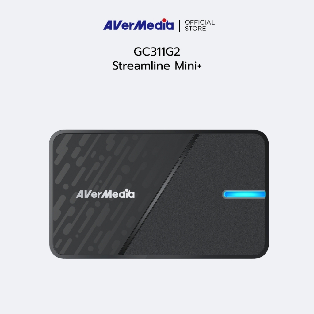 Avermedia Video Capture Card รุ่น Stream Line Mini+- GC311G2 REC1080P Passthrough 4KP60 รับประกัน 3ป