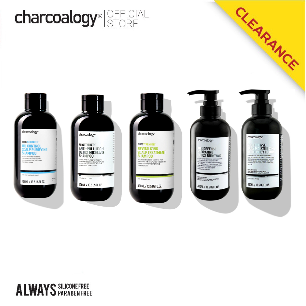 [ช้อป 2 ชิ้น จ่ายเพียง 199.- คละได้] **EXP 06/26 - 11/26** Charcoalogy CLEARANCE SET 400 ml