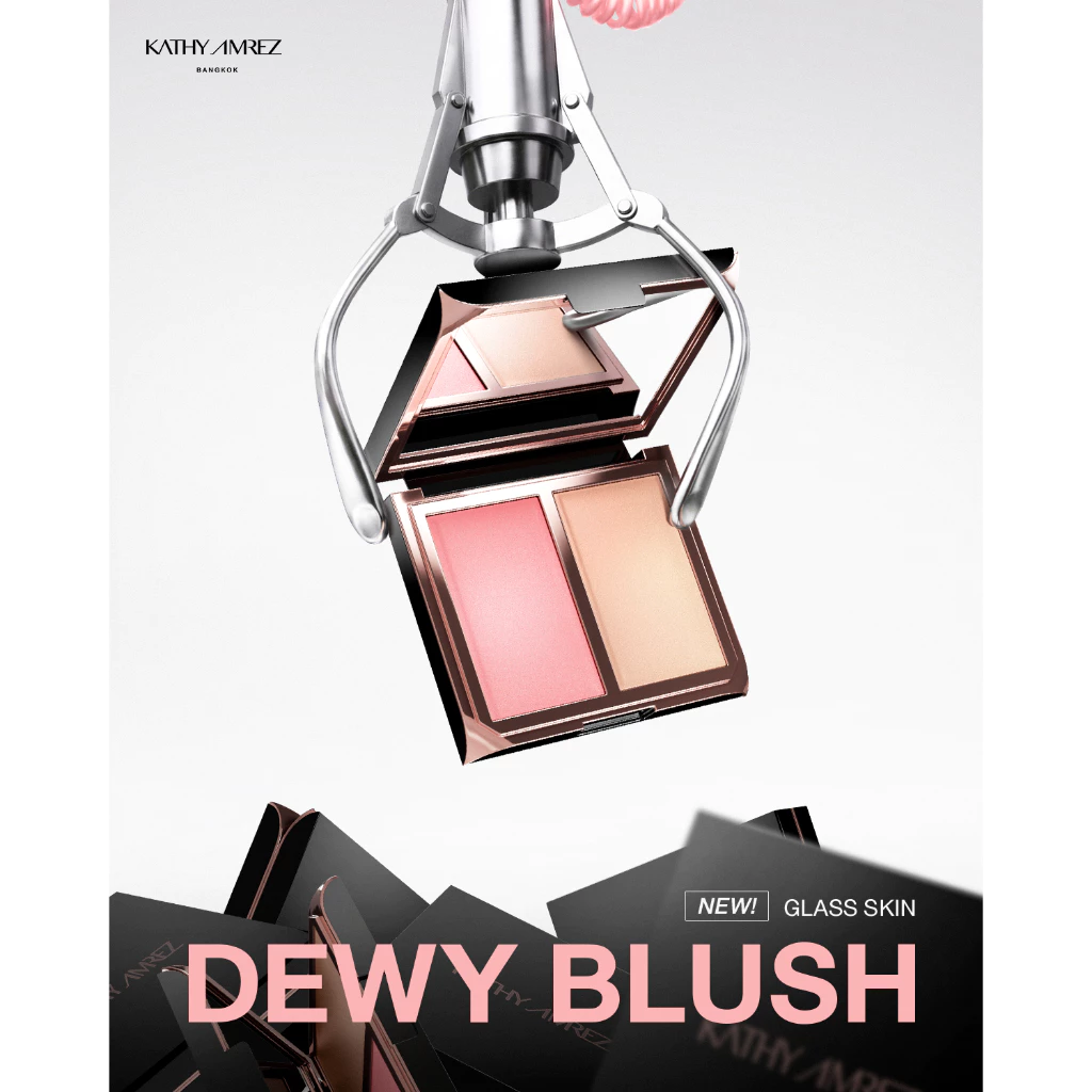 KATHY AMREZ GLASS SKIN DEWY BLUSH บลัชเนื้อบาล์ม thumbnail 6