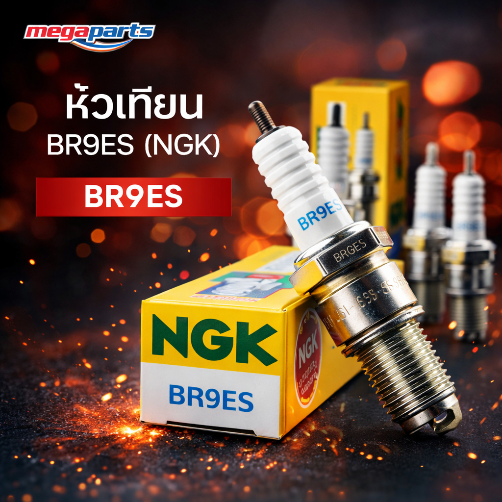 หัวเทียน BR9ES (NGK) TZM 150 / TZR 150 (Megaparts Store)