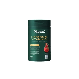 Plantae Essential Vitamins : Liposomal Vitamin C+ กระปุก 30 เม็ด วิตามินซี vitc vit c