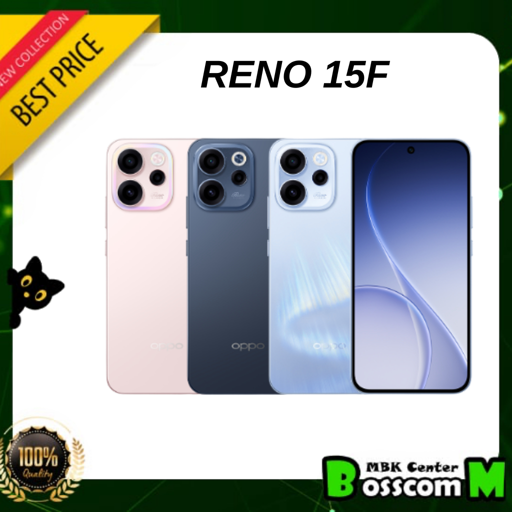 [ พร้อมส่ง ] Oppo Reno15F 5G ( 8GB + 256GB ) ( 12GB + 256GB ) เครื่องประกันศูนย์ไทย