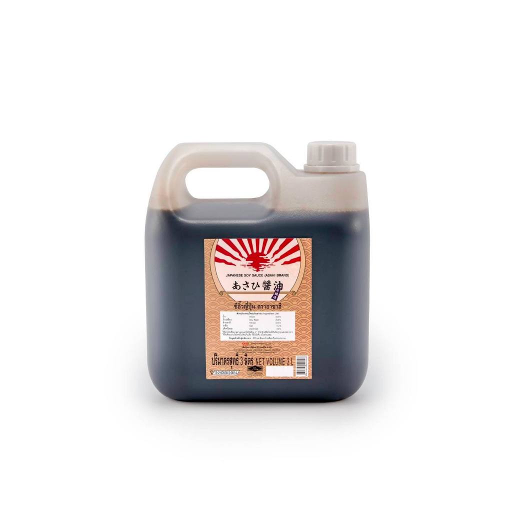 โชยุ asahi soy sauce 3L