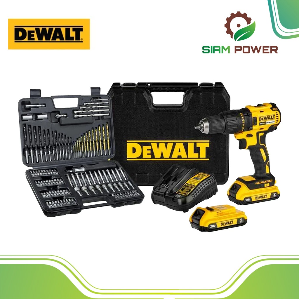 สว่านกระแทกไร้สาย (พร้อมแบตเตอรี่) DEWALT DCD7781D2A-B1 20 โวลต์