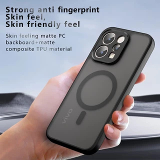 เคส Vivo V70 / V70 FE เคสแม่เหล็ก กันกระแทก ฝาหลังแข็ง ส่งจากไทย Frosted Case