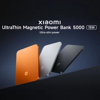 (NEW) Xiaomi UltraThin Magnetic Power Bank 5000 15W แบตสำรองบางเบา 5000 mAh ชาร์จไร้สาย 15W พกง่าย