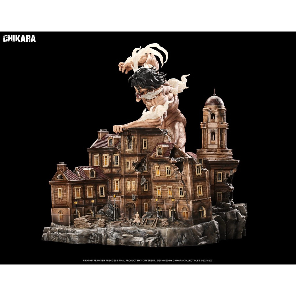 Resin Attack On Titan - Eren Titan Form by Chikara Studio