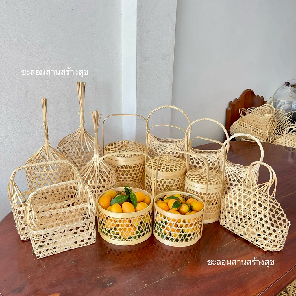 ชะลอมปิ่นโตใส่ของผลไม้ มะยงชิด ออกใบกำกับภาษีได้ พร้อมส่ง (ไม่รวมมะยงชิด)