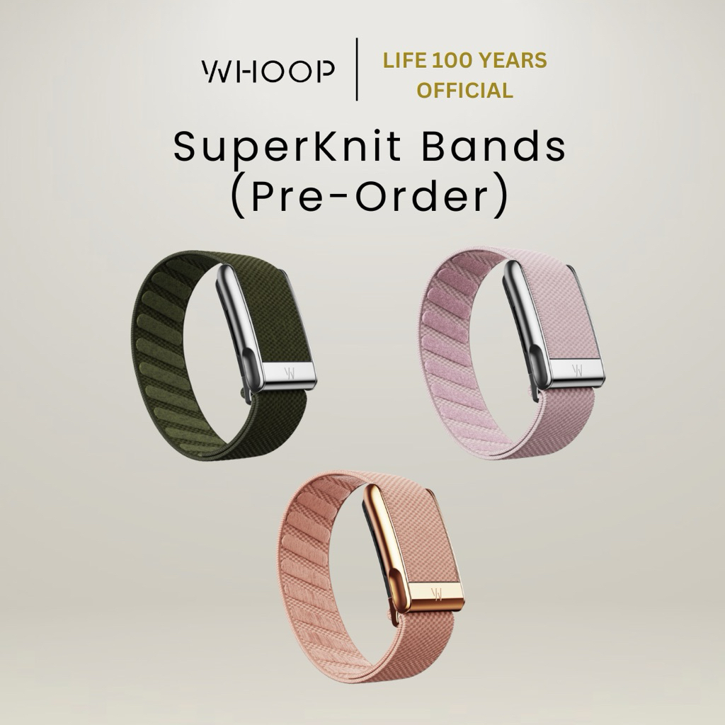 [Pre-Order ส่ง 25-30 วัน] WHOOP MG SuperKnit Bands ของแท้ 100% สายสำรองสำหรับ WHOOP LIFE