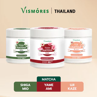 Vismores Matcha Ceremonial Grade 30g | มัทฉะญี่ปุ่น เกรดพิธีการ