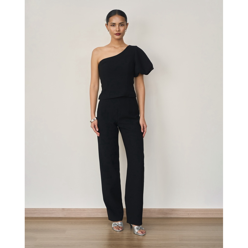 ORCHIDA - High-Waist Straight Pants