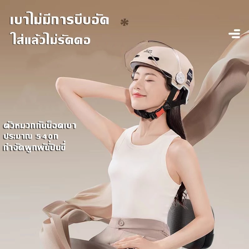 หมวกกันน็อคครึ่งใบ วัสดุ ABS thumbnail 7