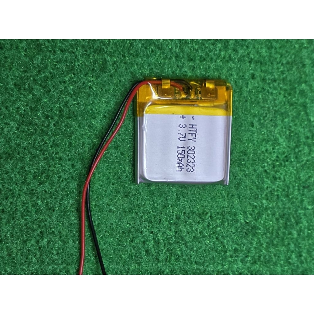 แบตเตอรี่ลิเธียมโพลิเมอร์ (Li-Po) แบบชาร์จไฟได้แรงดันไฟฟ้า: 3.7V
ความจุ: 150mAh

รหัสรุ่น: HTFY 3023