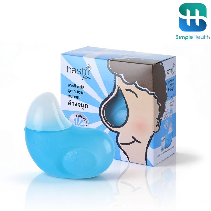 Simple health TH อุปกรณ์ล้างจมูก ที่ล้างจมูก nasal lrrigation kit ทำความสะอาดโพรงจมูก